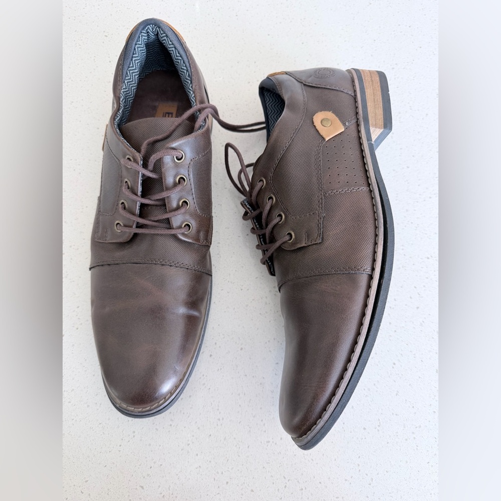 Men's Brown Casual Lace-Up Shoes